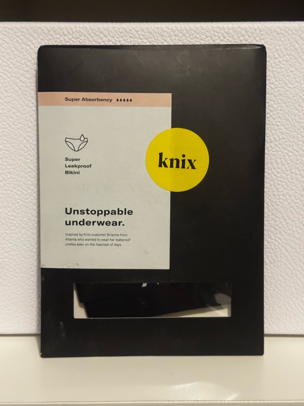 NEW! knix Super Leakproof Bikini - Black size S